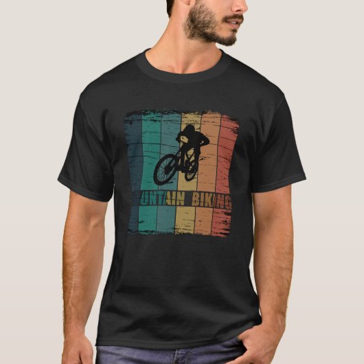 ヴィンテージMTB ダウンヒルマウンテンバイク Tシャツ (正面)