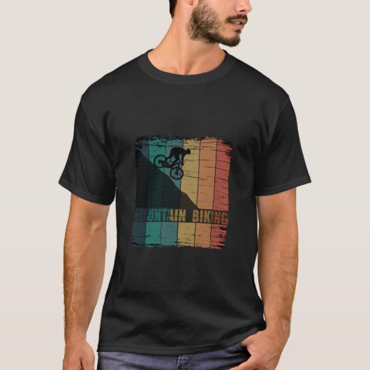 ヴィンテージMTB ダウンヒルマウンテンバイク Tシャツ (正面)