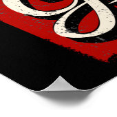 ヴィンテージMTRロードレースオートバイクラブ1976ポスター ポスター (角)