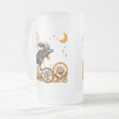 ヴィンテージMU フロストグラスビールジョッキ (正面左)