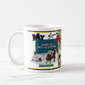 ヴィンテージ'MY ABC'S COFFEE'ブランド コーヒーマグカップ (左)