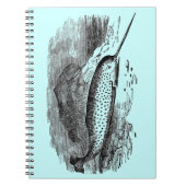 ヴィンテージNarwhal ノートブック (正面)