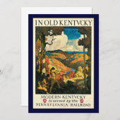 ヴィンテージNCワイエス旅行ポスター、旧ケンタッキー州 (正面/裏面)