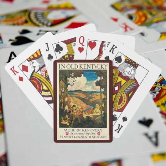 ヴィンテージNCワイエス旅行ポスター、旧ケンタッキー州 トランプ