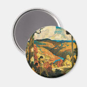 ヴィンテージNCワイエス旅行ポスター、旧ケンタッキー州 マグネット (正面/裏面)