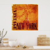 ヴィンテージNew York #2 – ポスター (キッチン)