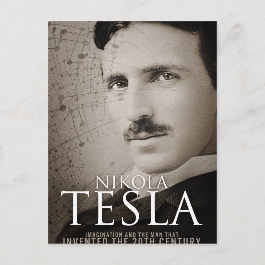 ヴィンテージNikola Tesla写真 ポストカード (正面)