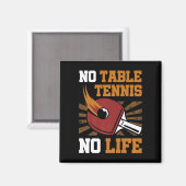 ヴィンテージNoテーブルテニスNoライフピンポンボールスポ マグネット (正面/裏面)