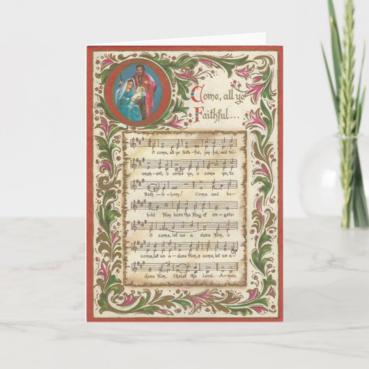 ヴィンテージOは忠実なすべてのYeを…来ます シーズンカード (正面)