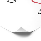 ヴィンテージO-Fish-Ally One 1歳の誕生日ウェルカムサイン フォトプリント (角)