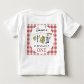 ヴィンテージO-Fish-Ally One 1歳 ベビーTシャツ (裏面)