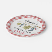 ヴィンテージO-Fish-Ally One 1歳 ペーパープレート (アングル)