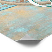 ヴィンテージOhハッピーデイポスタープリント ポスター (角)