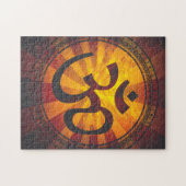 ヴィンテージOmの記号 ジグソーパズル (横)