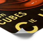 ヴィンテージOXOビリオンアド – Cie Liebig ポスター (角)