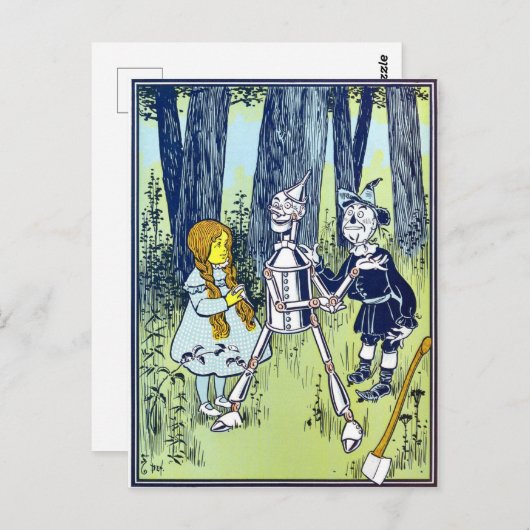 ヴィンテージOzイラストレーションはがき ポストカード (正面/裏面)