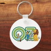 ヴィンテージOzキャラクターと文字文字 キーホルダー (正面)