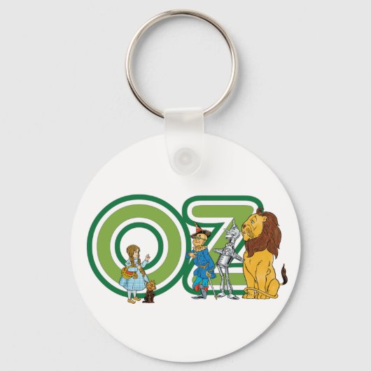 ヴィンテージOzキャラクターと文字文字 キーホルダー (裏面)