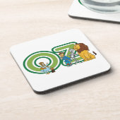 ヴィンテージOzキャラクターと文字文字 コースター (左側)