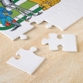 ヴィンテージOzキャラクターと文字文字 ジグソーパズル (側面)