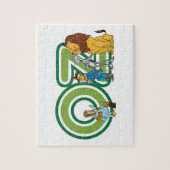 ヴィンテージOzキャラクターと文字文字 ジグソーパズル (縦)