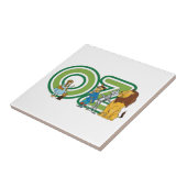 ヴィンテージOzキャラクターと文字文字 タイル (側面)