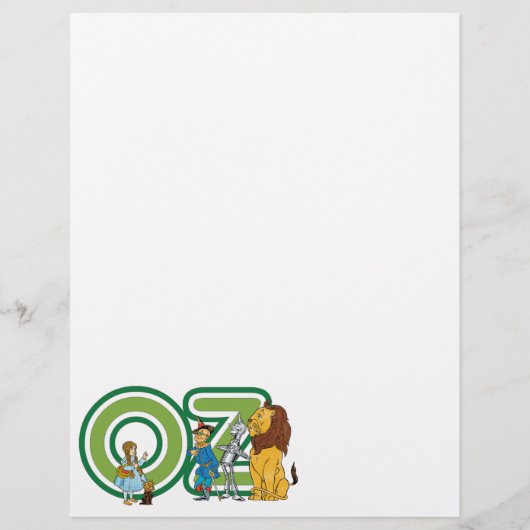 ヴィンテージOzキャラクターと文字文字 チラシ (正面)