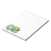 ヴィンテージOzキャラクターと文字文字 ノートパッド (回転)