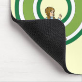 ヴィンテージOzキャラクターと文字文字 マウスパッド (コーナー)