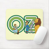 ヴィンテージOzキャラクターと文字文字 マウスパッド (マウス)