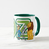 ヴィンテージOzキャラクターと文字文字 マグカップ (正面右)