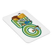 ヴィンテージOzキャラクターと文字文字 マグネット (右側)