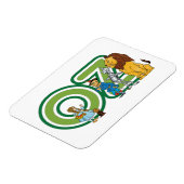 ヴィンテージOzキャラクターと文字文字 マグネット (左側)