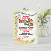 ヴィンテージOzバースデーパーティ招待状 招待状 (スタンド正面)