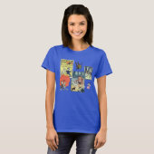 ヴィンテージOz、キャラクター、シーン Tシャツ (正面フル)