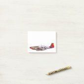 ヴィンテージP-51のムスタングのTuskegeeのパイロットの第二次世界大戦 ポストイット (デスク上)