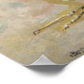 ヴィンテージP.T.バーナムライオンとタイガープリント ポスター (角)