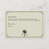 ヴィンテージPalm手書きスクリプトカスタム情報 エンクロージャーカード (裏面)