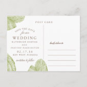 ヴィンテージPalm Destination日付のポストカードの保存 案内ポストカード (裏面)