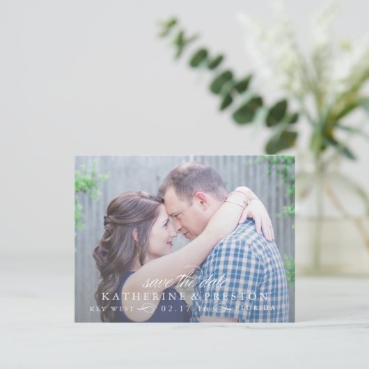 ヴィンテージPalm Destination日付のポストカードの保存 案内ポストカード (スタンド正面)