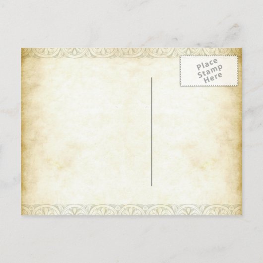 ヴィンテージPARIS日付はがきを保存 案内ポストカード (裏面)