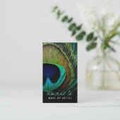 ヴィンテージPeacockフォトメイクアーティスト名刺 名刺 (スタンド正面)