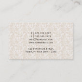 ヴィンテージPeacockフローラVocalist名刺 名刺 (裏面)