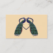 ヴィンテージPeacockレジストリ挿入カード エンクロージャーカード (裏面)