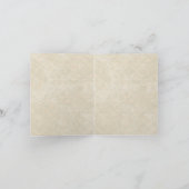 ヴィンテージPeacock & Etchings 結婚のThank You Notes カード (内部)