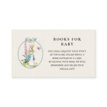 ヴィンテージPeter rabbit Baby Shower Book Request