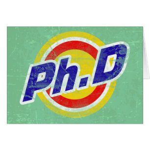 ヴィンテージPh.DかPhDまたは博士