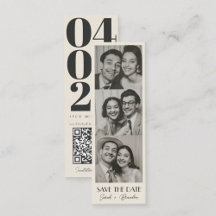 ヴィンテージPhotoboothブックマークQrcode日付を保存