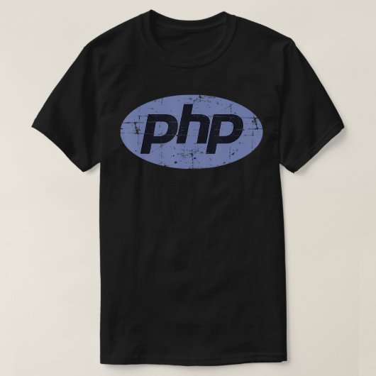 ヴィンテージPHPバックエンドLaravel CodeIgniter開発者 Tシャツ (デザイン正面)