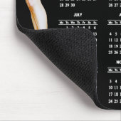 ヴィンテージPinの女の子が付いている2014カレンダー マウスパッド (コーナー)